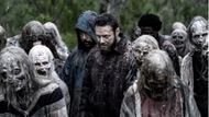 Ross Marquand as Aaron and Cooper Andrews as Jerry in “The Walking Dead,” toward the end of the show’s long and influential run | Image Source:AMC
